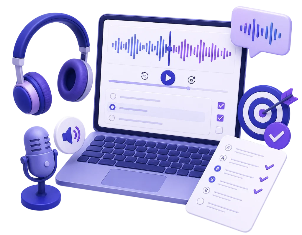 online ietls listening practice